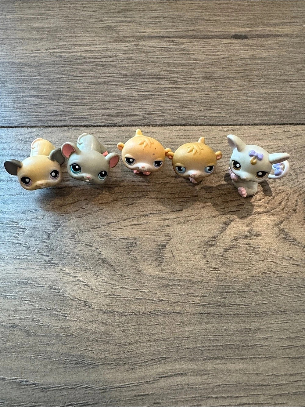 Hasbro Littlest Pet Shop Hamster Mouse Lot of 5